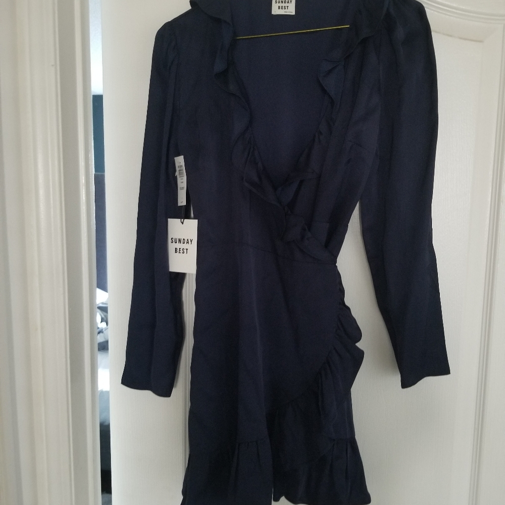 NWT Sunday Best Wrap Dress.